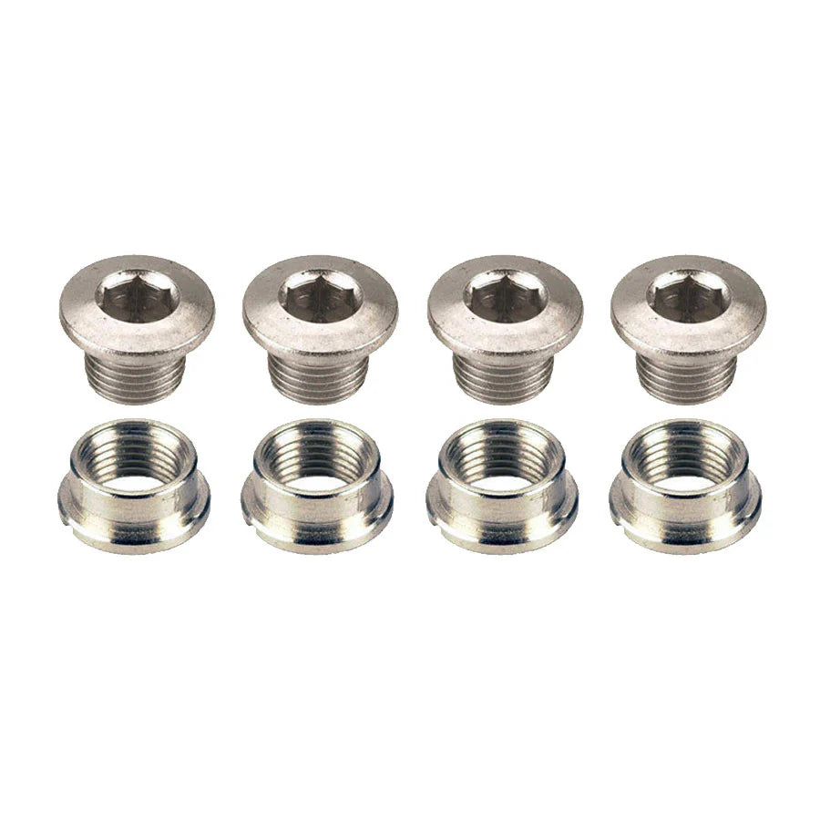 Steel Chainring Nut/Bolt set (x4) for HUPcc Cranks