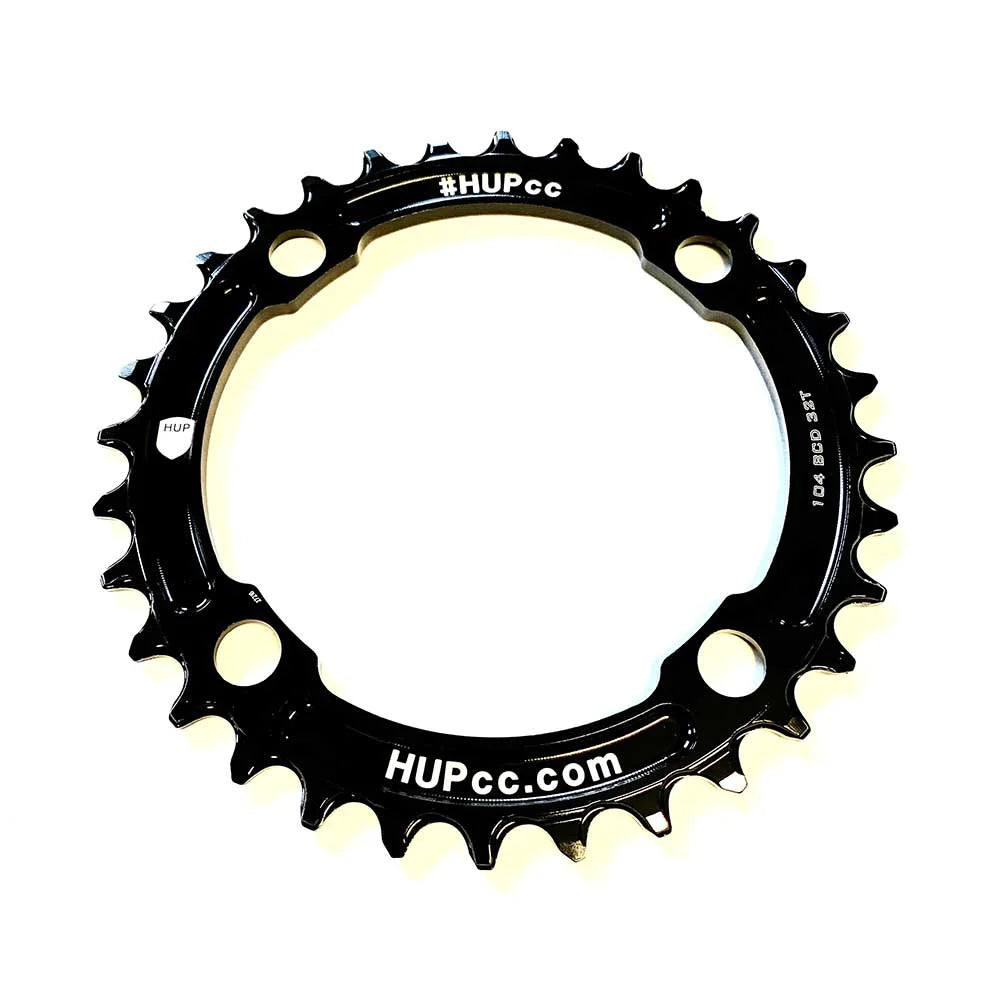HUP 104bcd 4-Bolt Narrow-Wide CX/Road/MTB Chainrings