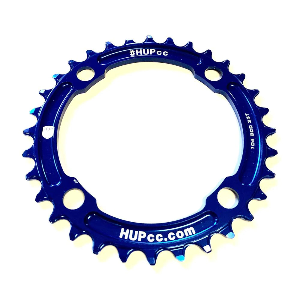 HUP 104bcd 4-Bolt Narrow-Wide CX/Road/MTB Chainrings