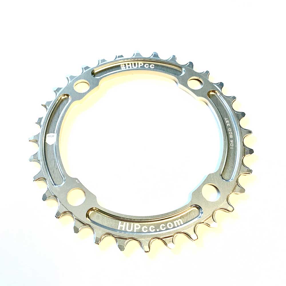 HUP 104bcd 4-Bolt Narrow-Wide CX/Road/MTB Chainrings