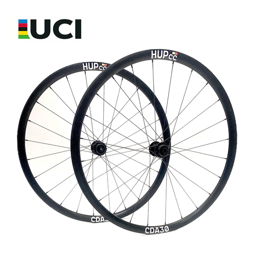 HUP CDA30 Aluminium Clincher Wheels - UCI approved
