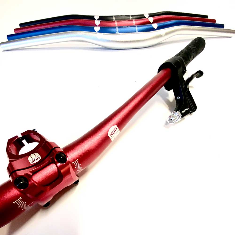 HUP 19mm Kids MTB Riser 660mm Handlebars