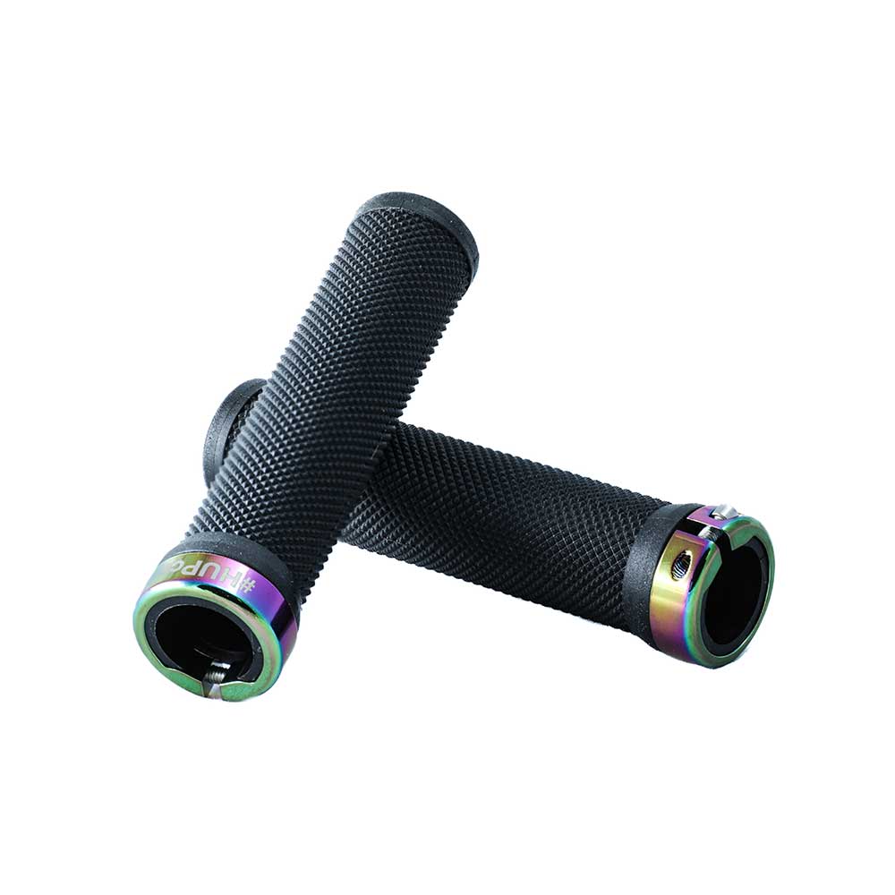 HUP Youth Short MTB Handlebar Grips (Oil Slick)