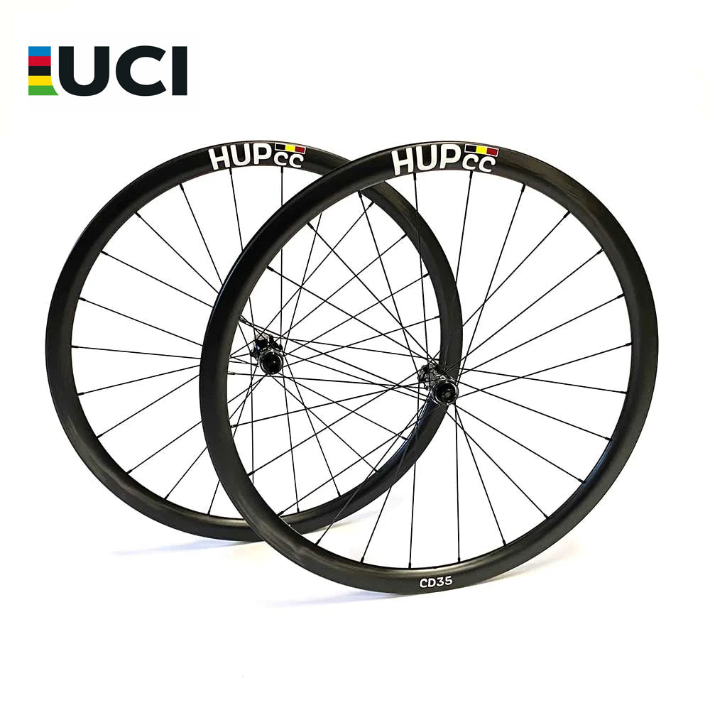 HUP CD35 Carbon Clincher Wheels - UCI approved