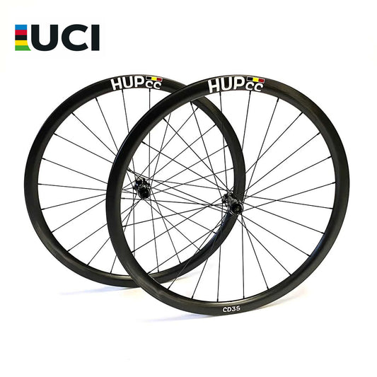 HUP CD35 Carbon Clincher Wheels - UCI approved