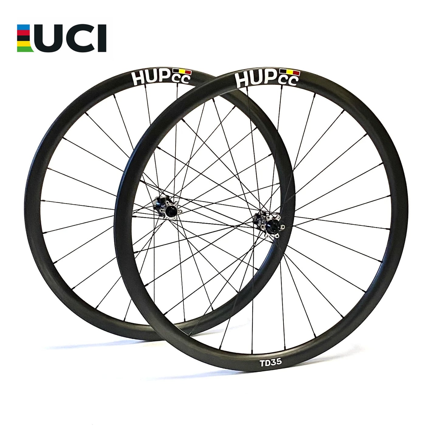HUP TD35 Carbon Tubular Wheels - UCI approved
