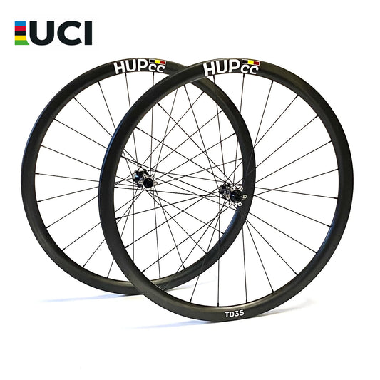 HUP TD35 Carbon Tubular Wheels - UCI approved