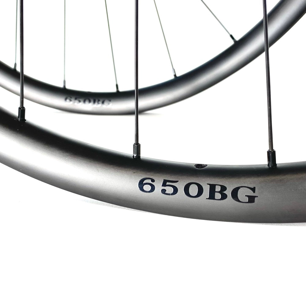 HUP 650BG 'Black Label' 650b Disc Gravel Adventure Wheelset