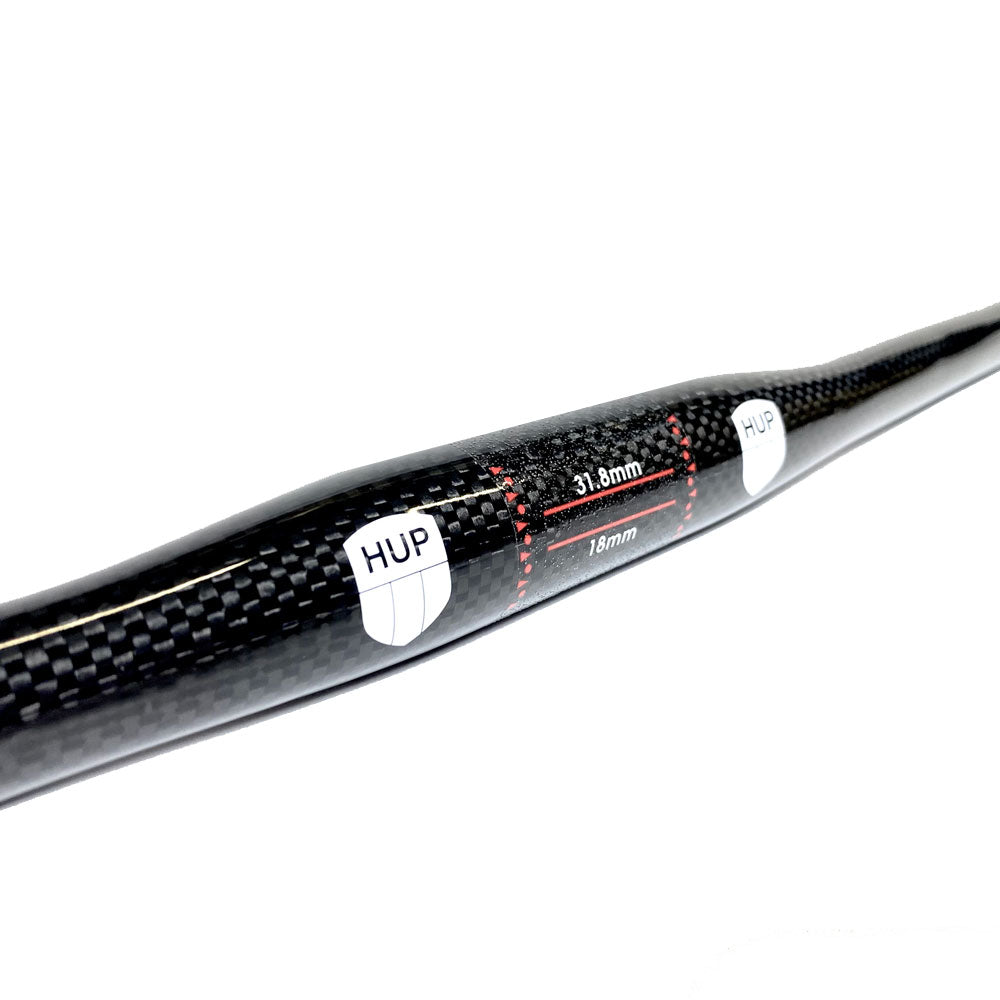 HUP 760mm carbon MTB Flat Handlebars: Kids Cyclocross/MTB XC/Tri Bikes