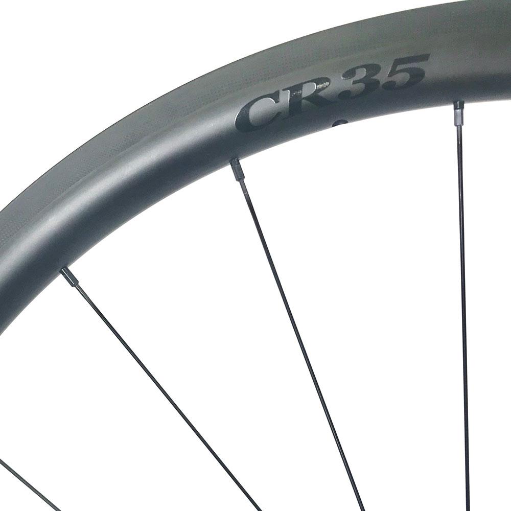 HUP CR35 Black Label 700c Aero Wheelset 35mm Deep