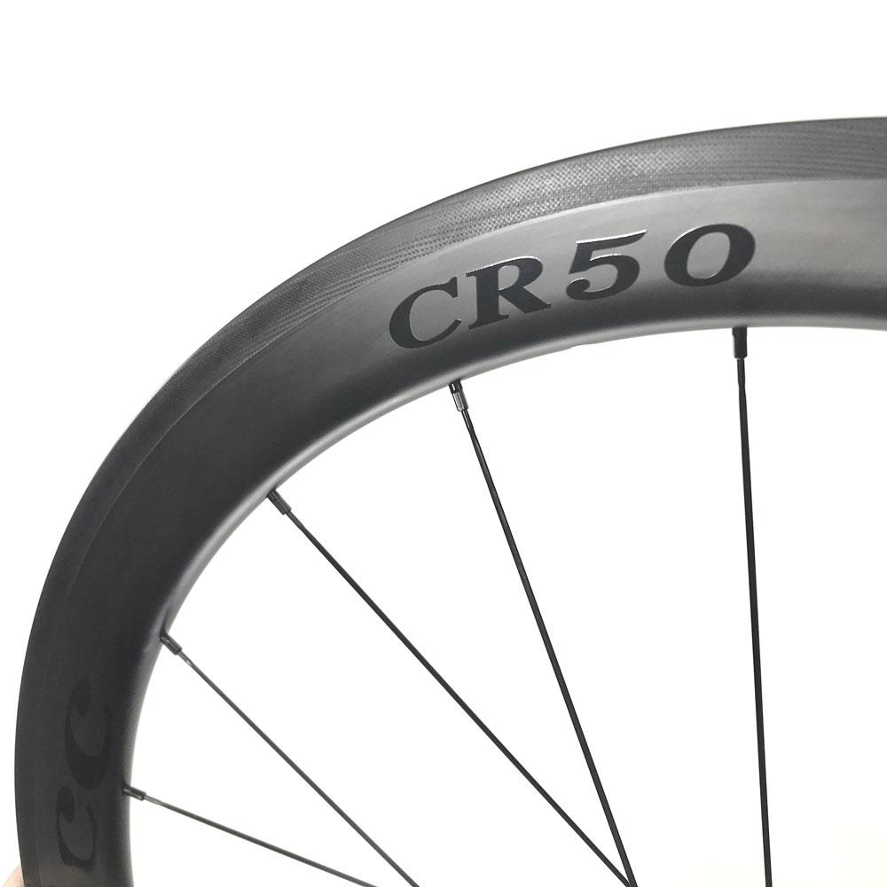 HUP CR50 Black Label 700c Aero Wheelset 50mm Deep