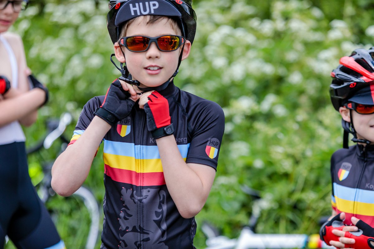HUP Koppenberg Kids Short Sleeved Cycling Jersey