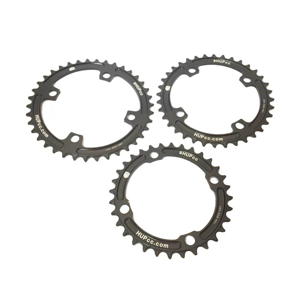 HUP 104bcd 4-Bolt Single Speed Track Chainrings