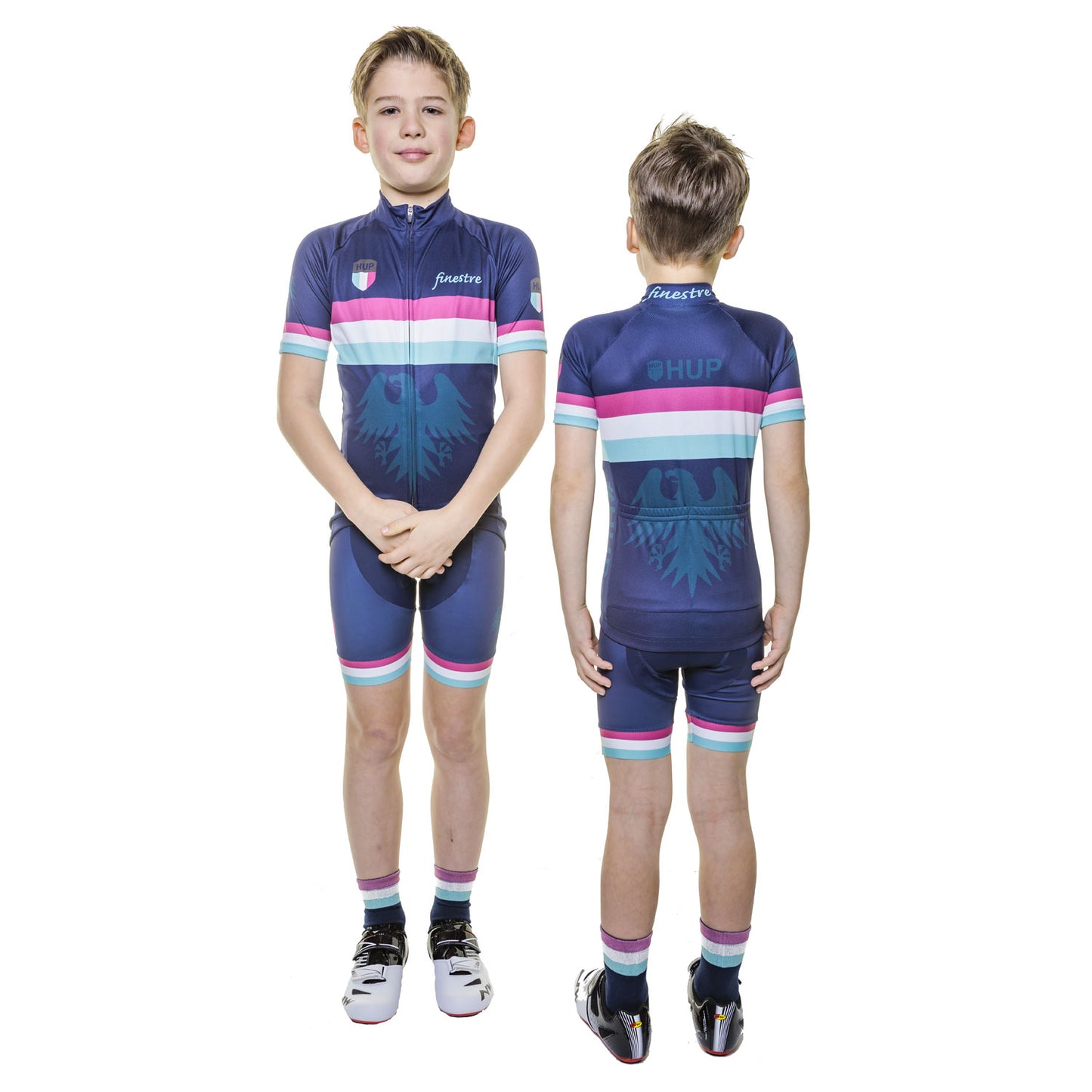 HUP Finestre Kids Short Sleeved Cycling Jersey