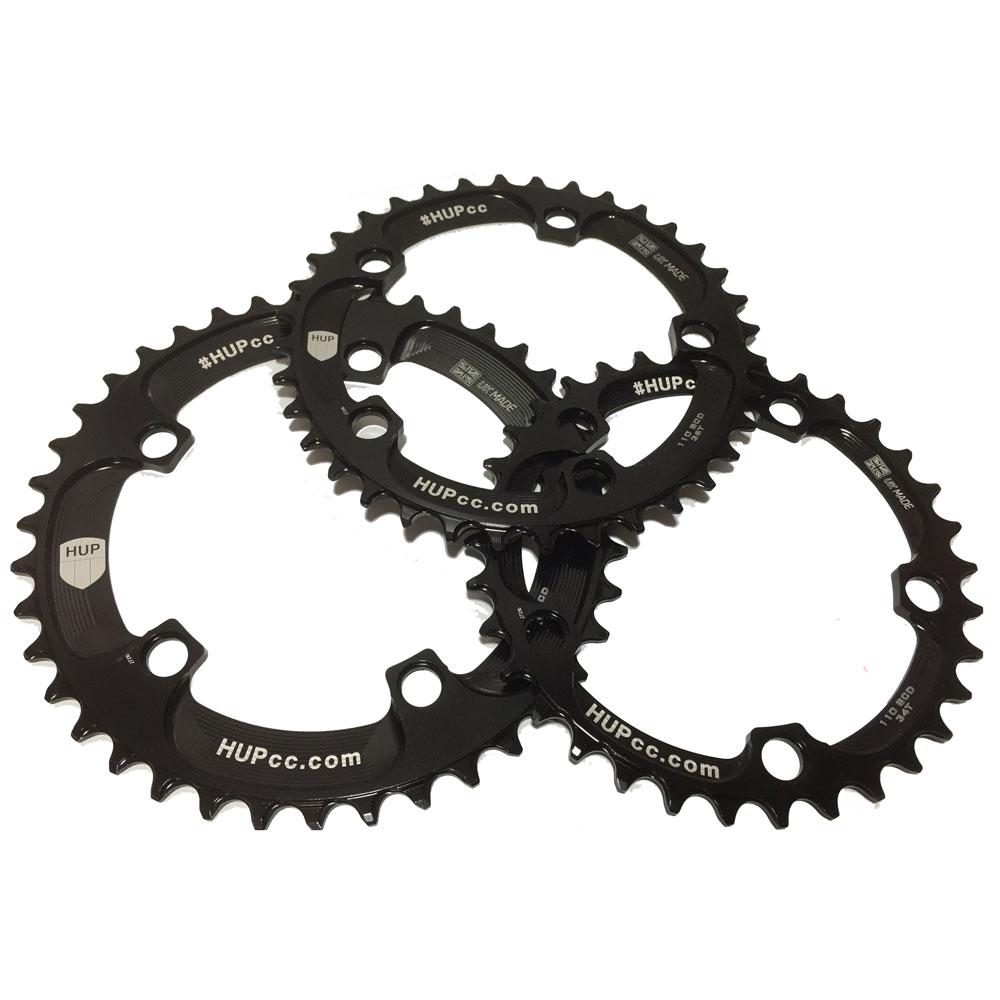 HUP 110bcd 5-bolt Narrow-Wide CX/Road Chainrings